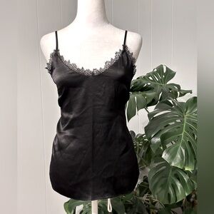 🛍️Florest  adjustable straps lace trimmed top Size XS